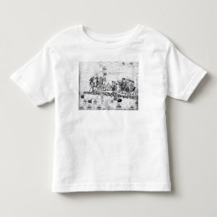 T-shirt Caravana que cruzam os Ural na maneira a