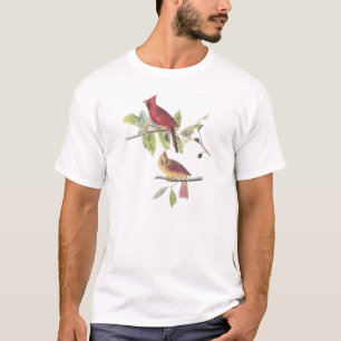 T-shirt Cardeal do norte por Audubon