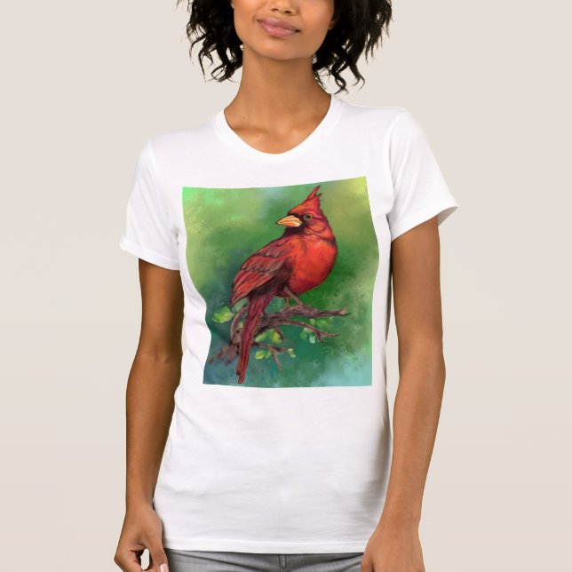 T-Shirt Cardinal Vermelho norte (Frente)
