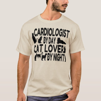 T-shirt Cardiologista Cat Lover