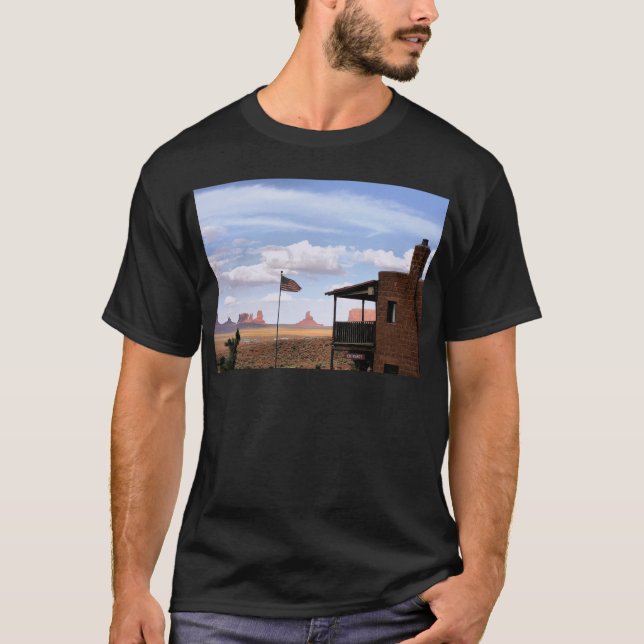 T-shirt Cargo de troca de Gouldings, vale do monumento, UT (Frente)