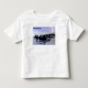 T-shirt Carimbo de Baleias Killer do Alaska