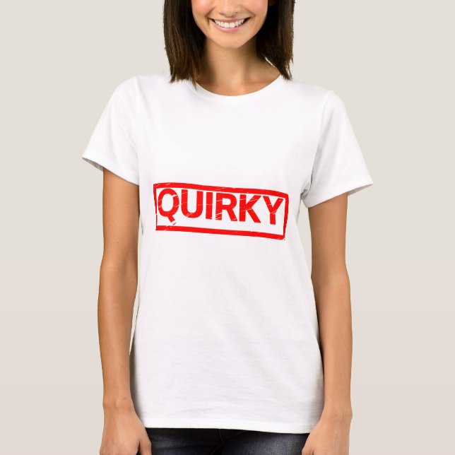 T-shirt Carimbo Quirky (Frente)