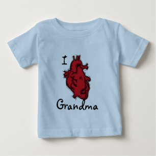 T-shirt Carinho vovó rastejante