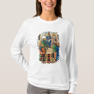 T-shirt Carlos VII dá um documento a Joana d'Arc