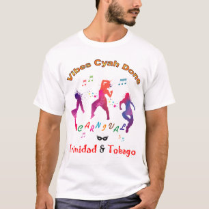 T-shirt Carnaval colorido de Trinidad and Tobago
