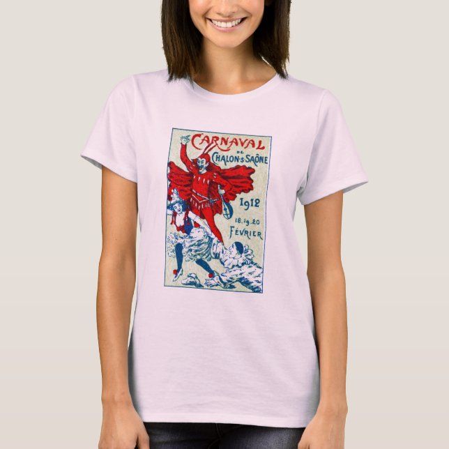 T-shirt Carnaval Francês 1912 (Frente)