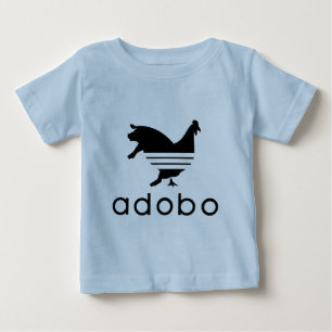 T-shirt Carne de porco da galinha do Adobo