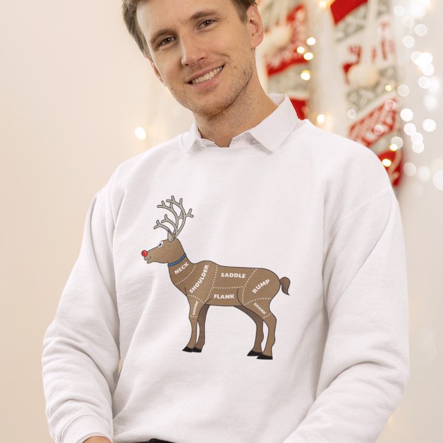 T-shirt Carne de Rena para o Natal (Criador carregado)