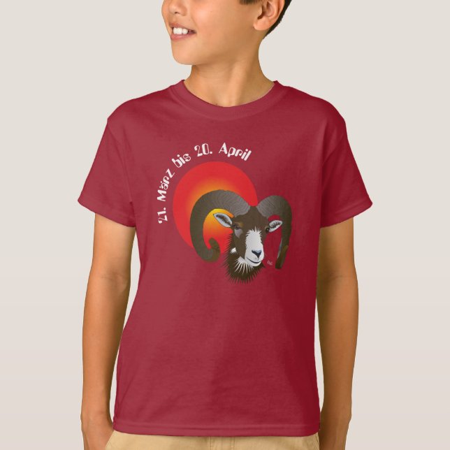 T-shirt Carneiro 21. Março até 20 abril (Frente)
