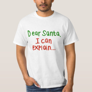 T-shirt Caro papai noel que eu posso explicar