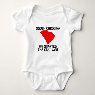 T-shirt Carolina do Sul - Nós começamos a Guerra Civil