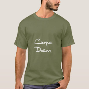 T-shirt CARPE DIEM Texto Legal Moderno