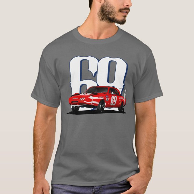 T-shirt Carregador Daytona de 1969 Dodge (Frente)