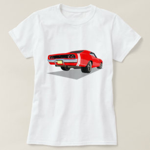 T-shirt Carregador do vermelho 68