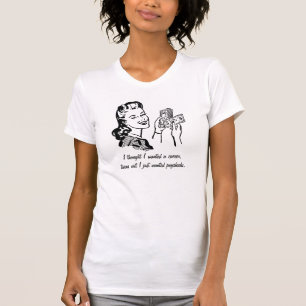 T-shirt Carreira engraçada do vintage
