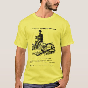 T-shirt Carro 1887 da mão da estrada de ferro do