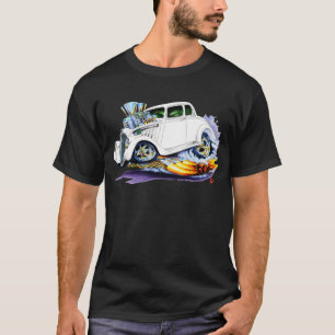 T-shirt Carro 1933-36 do branco de Willys