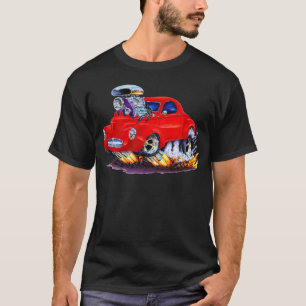 T-shirt Carro 1941 do vermelho de Willys