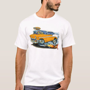 T-shirt Carro 1956 alaranjado de Chevy 150-210