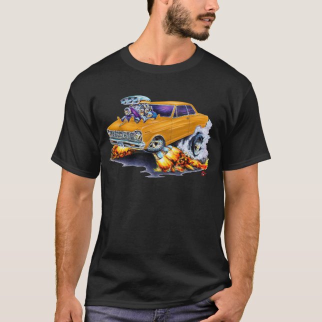 T-shirt Carro 1962-65 da laranja da nova (Frente)