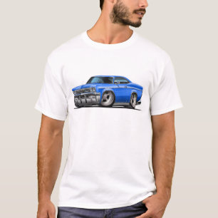 T-shirt Carro 1965-66 do azul do Impala