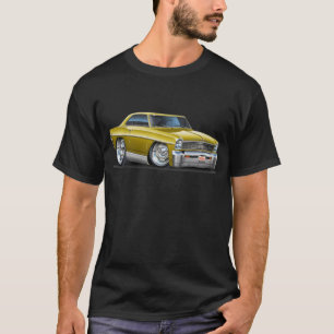 T-shirt Carro 1966-67 do ouro da nova
