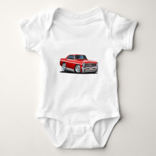 T-shirt Carro 1966-67 do vermelho da nova