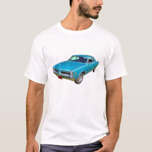 T-shirt Carro 1966 do músculo de Pontiac Le Mans do azul