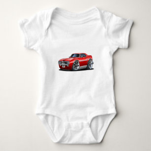 T-shirt Carro 1967 do vermelho de Firebird