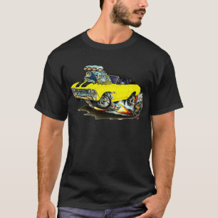 T-shirt Carro 1968-69 superior Amarelo-Preto de Chevelle