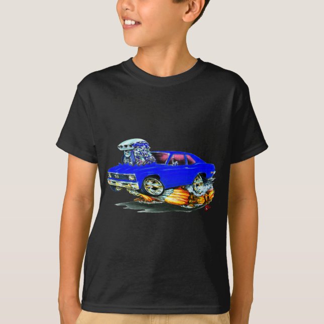 T-shirt Carro 1968-70 do azul da nova (Frente)