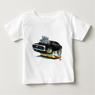 T-shirt Carro 1968 Preto-Branco de Camaro