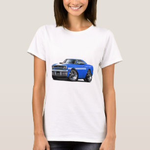T-shirt Carro 1970 Azul-Branco de Plymouth GTX