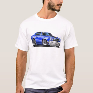 T-shirt Carro 1970 Azul-Preto de Chevelle