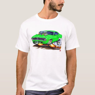 T-shirt Carro 1970 verde de Cuda