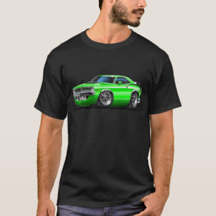 T-shirt Carro 1970 verde de Plymouth Cuda