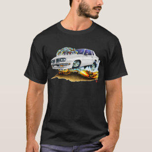 T-shirt Carro 1983-88 do branco do cutelo