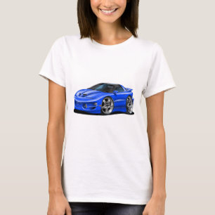 T-shirt Carro 1998-02 do azul do transporte Am