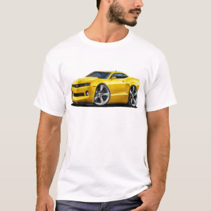 T-shirt Carro 2010-12 amarelo de Camaro