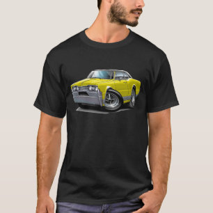 T-shirt Carro Amarelo-Preto do cutelo de 1967 velhos