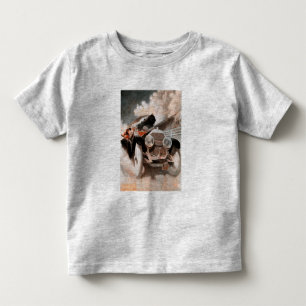 T-shirt Carro contra o trem por William Harnden adoptivo