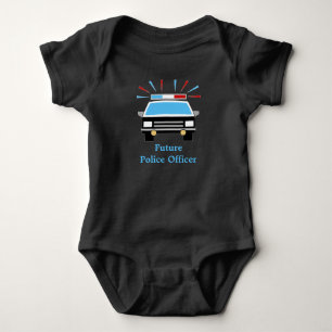 T-shirt Carro da Polícia Personalizado Futuro Policial