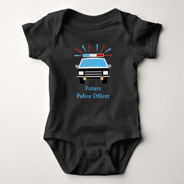 T-shirt Carro da Polícia | Personalizado | Futuro Policial (Frente)