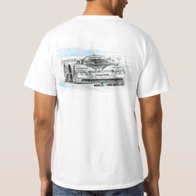 T-shirt carro de 787B Le Mans (Verso)