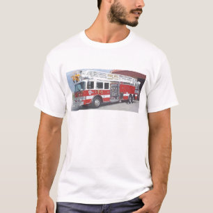 T-shirt carro de bombeiros
