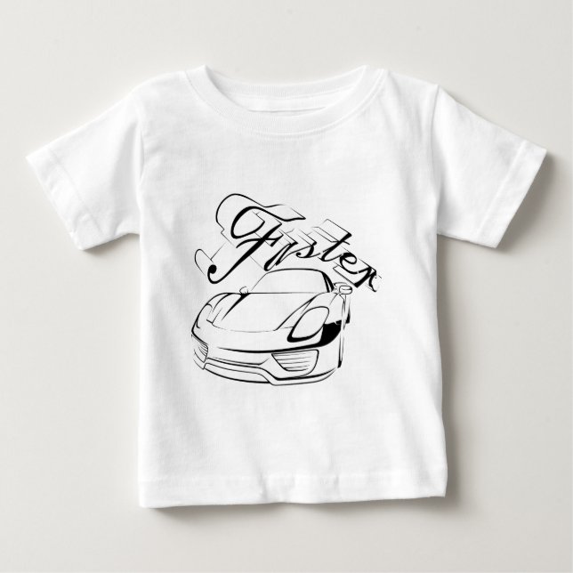 T-shirt Carro de corrida em tribais (Frente)