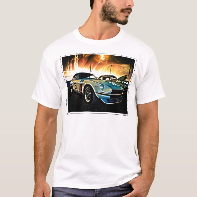 T-shirt Carro de corridas de Datsun Z (Frente)