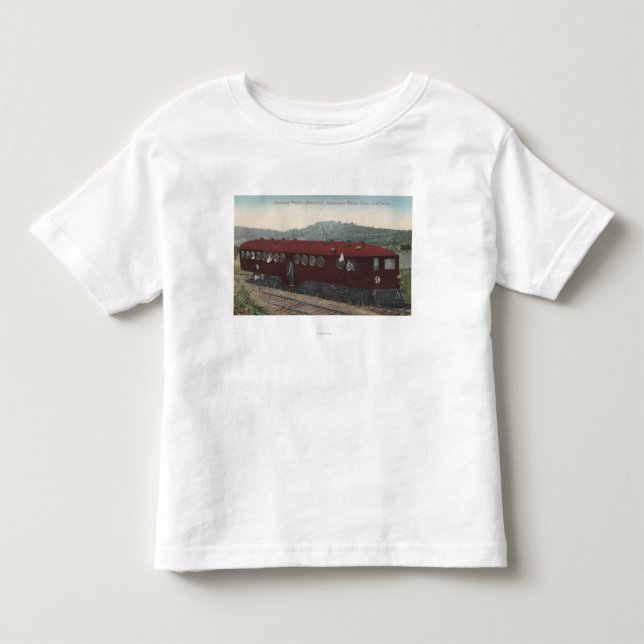 T-shirt Carro de motor pacífico do sul (Frente)