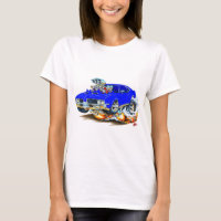 Carro do azul do cutelo de 1969 velhos
